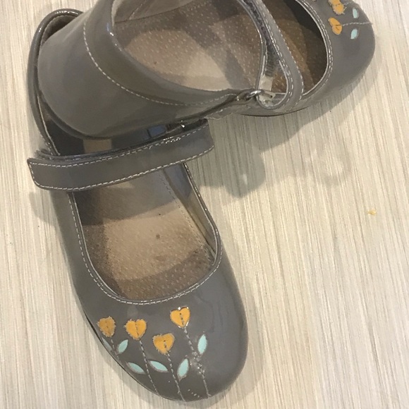 See Kai Run Other - Dressy Mary Jane see Kai run with bird design grey, blue, sunflower